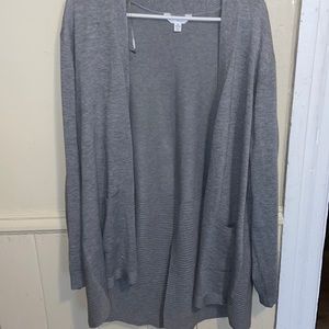 Grey sweater cover up